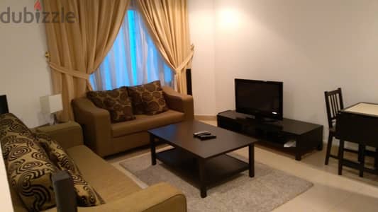 Sea view! furnished 2 bedroom in mahboula. on the sea side