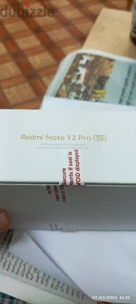 Redmi note 12pro 5g 256gb 2