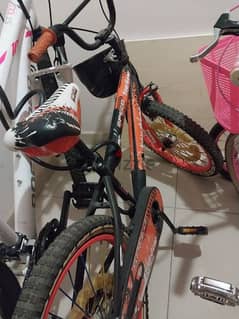 Top Gear orange black Cycle with Basket