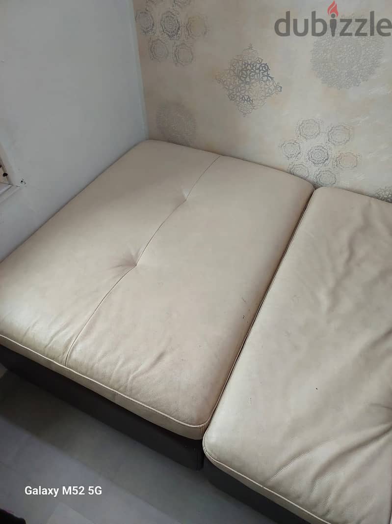 Home Center Leather Sofa for Sale 2