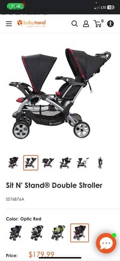 sit and stand stroller 0