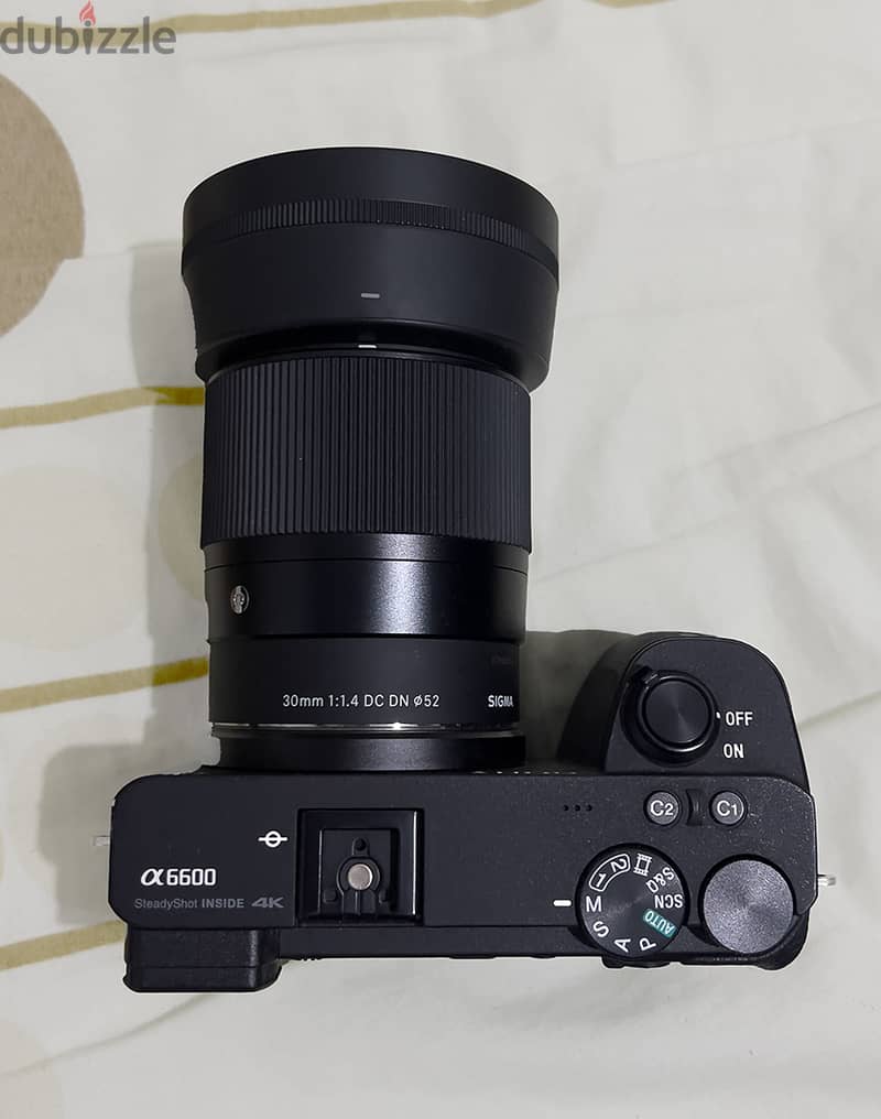Sony Alpha A6600 with Lenses Sigma 30mm F1.4 & Sony 18-135mm 3