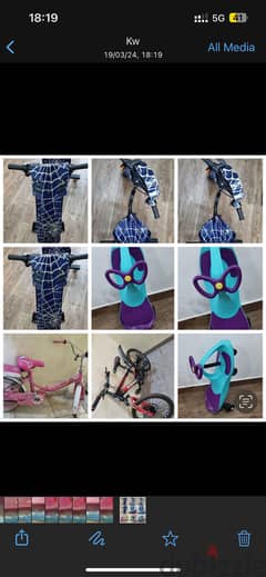 Girls Bicycle foldable for sale