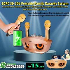 SDRD SD306 30W Karaoke Player Dual bluetooth 4.2 Speaker