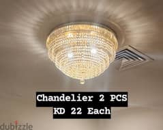 Chandelier Ceiling and Bedside Lights