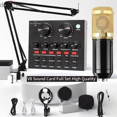 V8 Sound Card Full Set High Quality Sound