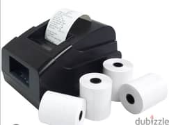 Barcode, thermal paper & price tag roll for restaurant shop