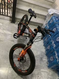 kids bike with gear in pristine condition used for 1 year no problem