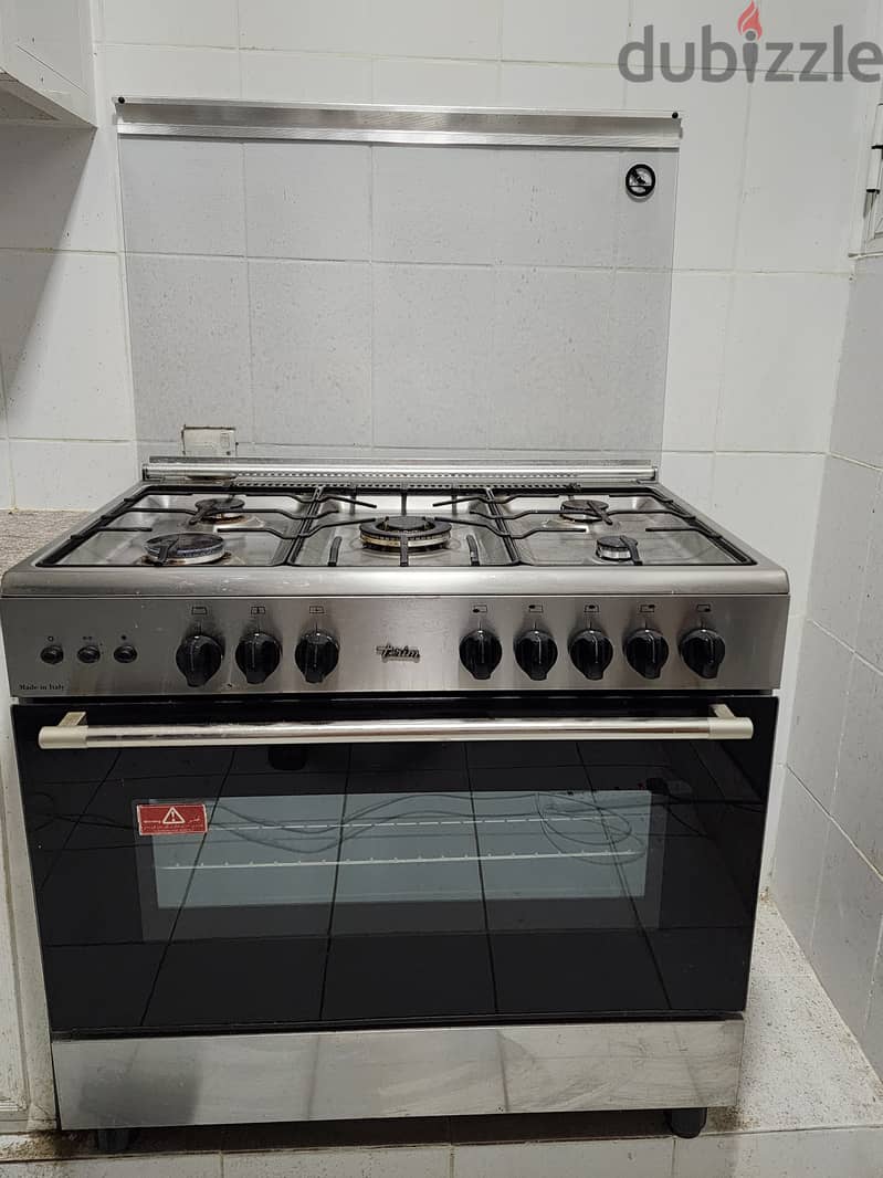 Terim Italian 5 Burner Cooking Range with Electric Oven 0