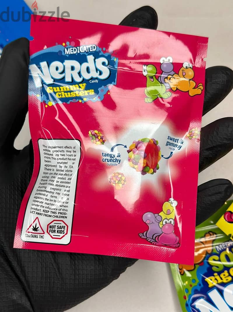 Nerd Eddible Gummies THC 1