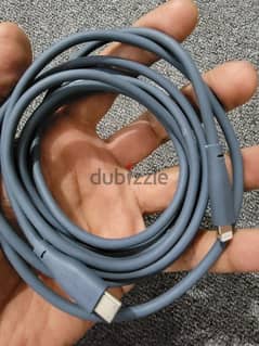iDeal Of Sweden Como Leather Lightning Cable 1m (Port Laurent Marble)