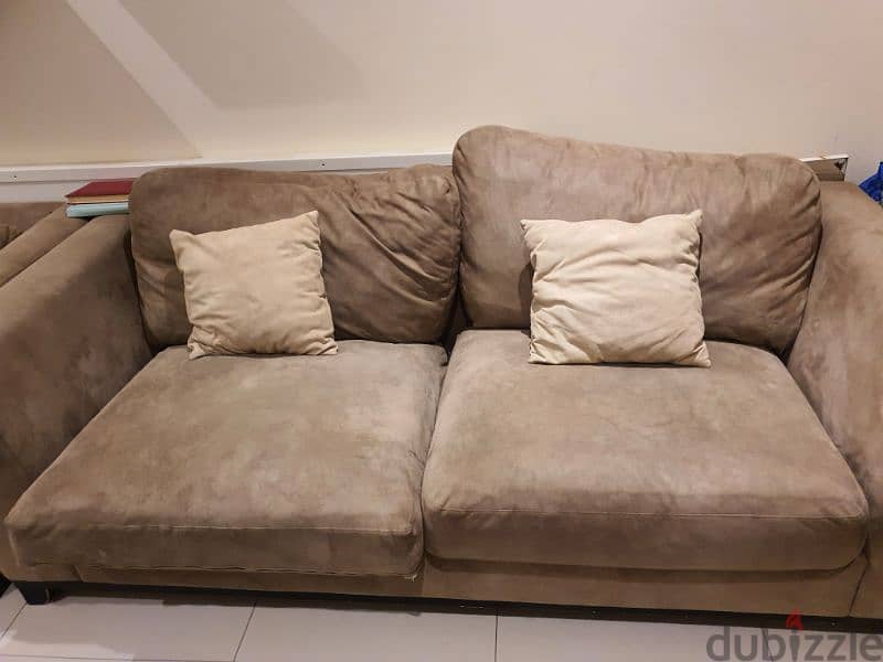2 Two Seater & 1 Seater Sofa for sell 1