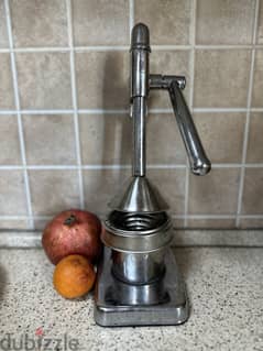 Manual Fruit Juicer, Hand Press, Stainless Steel