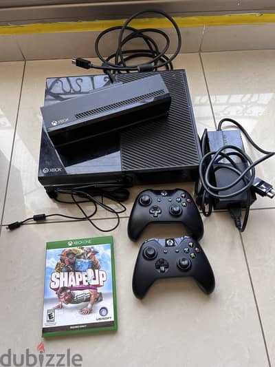 Used Xbox One with Kinect and two wireless controllers