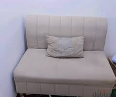 Bed with mattress & 2 seater Sofa