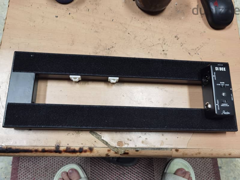 herpurple pedal board for guitar effects 40cm x 13cm 12 kd 1