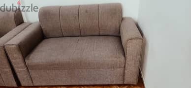 Sofa 2 seater and 1 seater available .