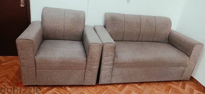 Sofa 2 seater and 1 seater available . 2
