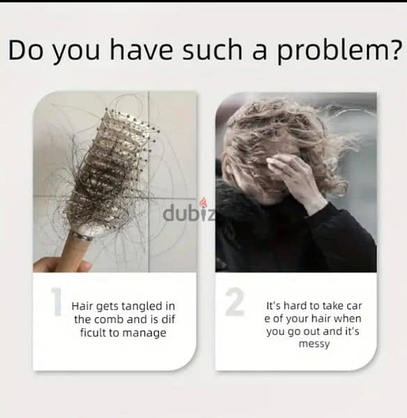 1pc Self-Cleaning Hair Brush 2