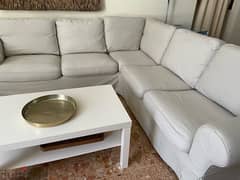 corner sofa set & coffee table
