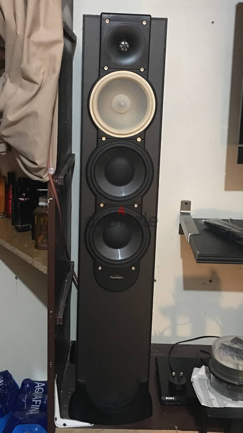 Paradigm tower speaker(pair) and center 2