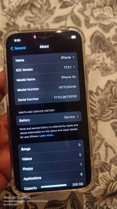 iPhone xs 256 gb with bettry life 77% only serious buyer message 0