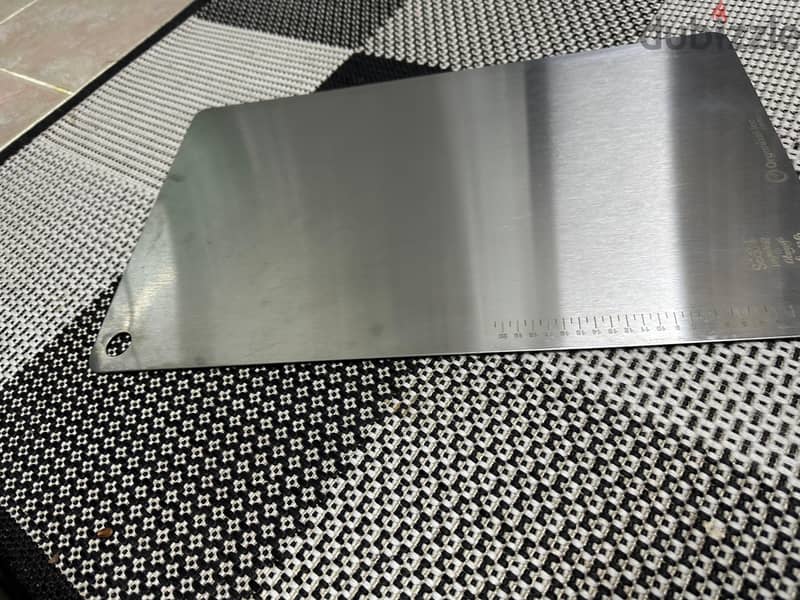 Stainless steel chopping board 0