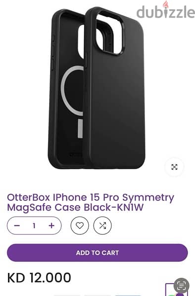OtterBox IPhone 15 Pro Symmetry MagSafe Case Black-KNIW 1