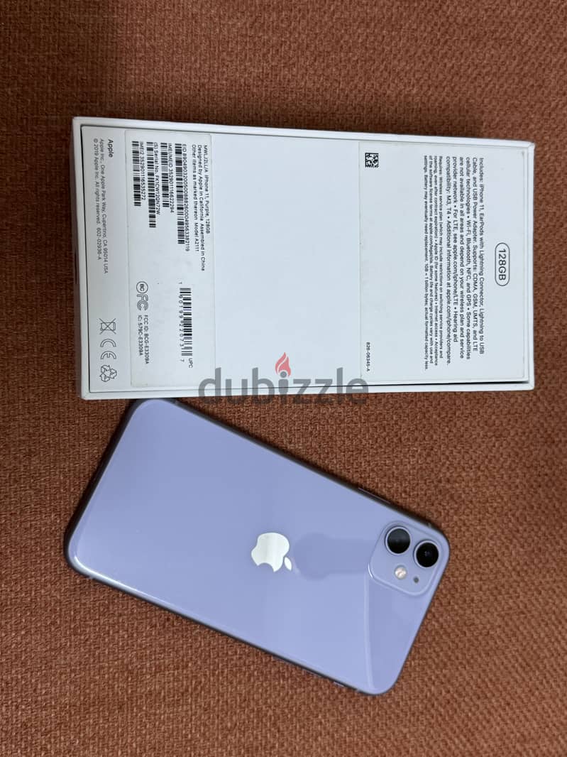 iPhone 11 128GB purple / آيفون ١١ بنفسجي ١٢٨ جيجا 11