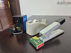 Table top Pencil Sharpner/ Stapler/Tape dispenser