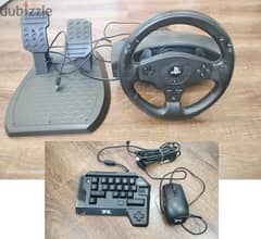 Complete Thrustmaster T80 Racing Wheel Set - Compatible PlayStation