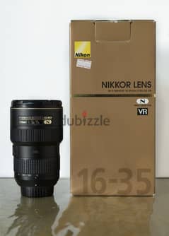 Nikon 16 to 35mm lens
