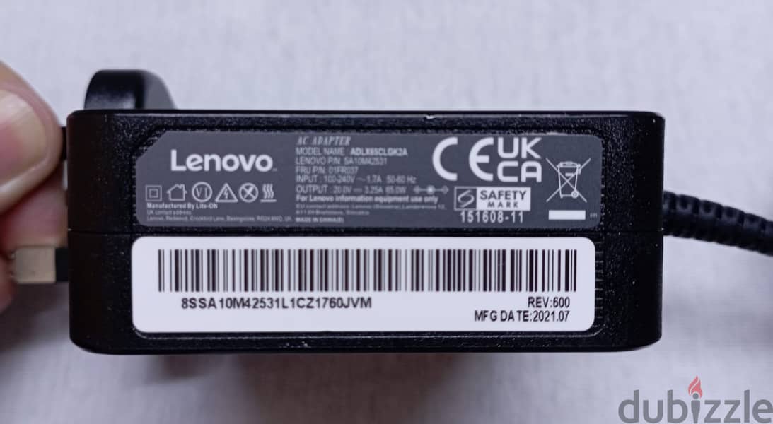 Lenovo Ideapad 130 series Charger (Original-Slightly Used) 1