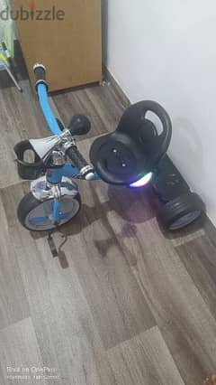 new baby cycle with light and sound available