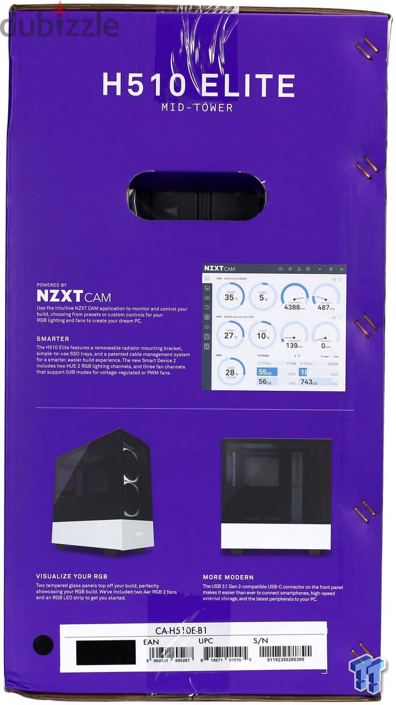 New casing - nzxt elite h510 matte black 2