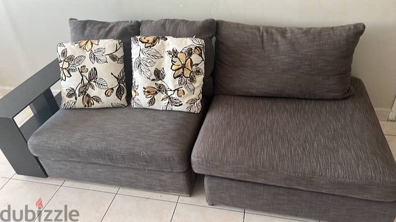 sofa and ikea shelves for urgent sale 1