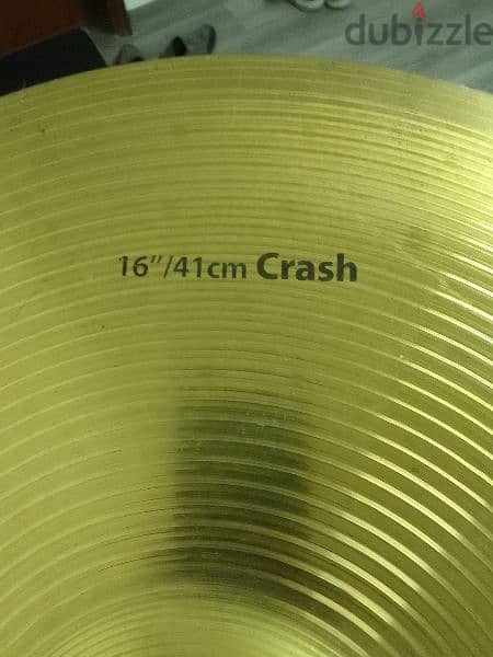 solar 16/41cm crash with stand . made in canada 2