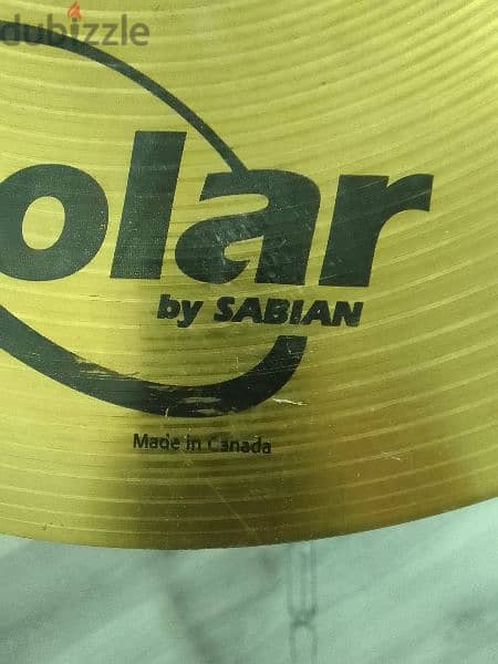solar 16/41cm crash with stand . made in canada 3