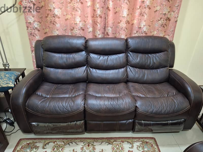 Reclining Sofa set 3 + 2 seaters for sale 1