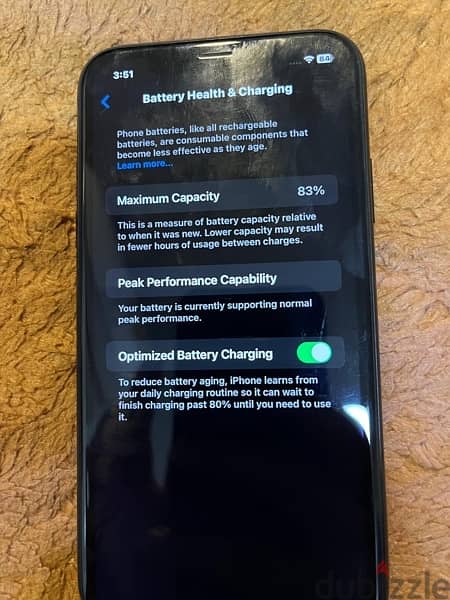 iPhone XR  64 GB   Excellent Mobile Black clr 83% Health 2