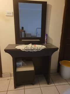 Dress table with mirror &stool