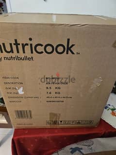 not used nutricook air fryer oven