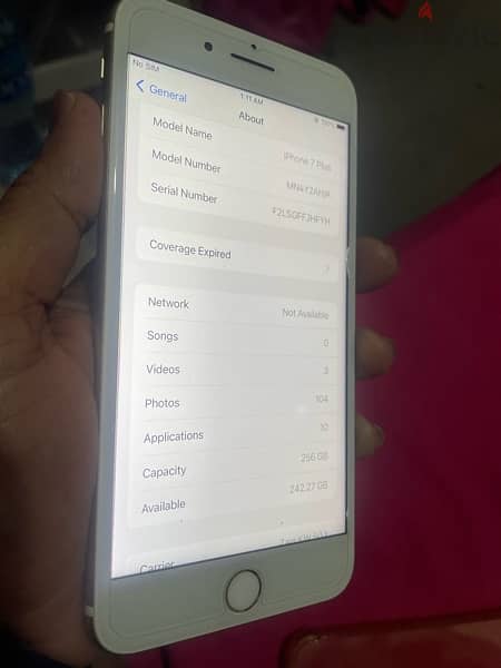 iPhone 7 Plus 256 memory only battery change all everything working 1