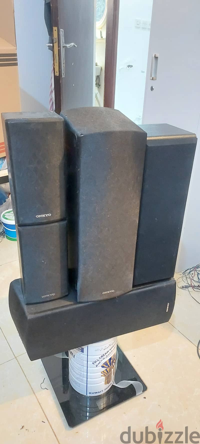 5 pieces of ONKYO Home Theater Speakers (130W 6 Ohm's )for sale. 2