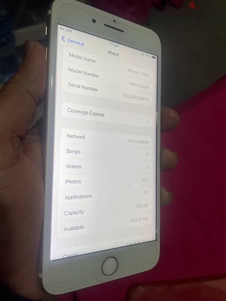 iPhone 7 Plus 256 only battery change exchange only android 2