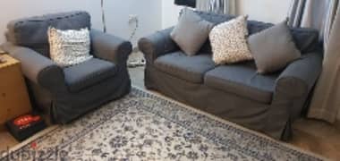 ikea sitting room set 3+2+1 grey colour 0