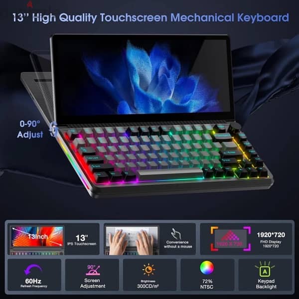 Kwumsy K3 Touch-Screen Mechanical Keyboard 1