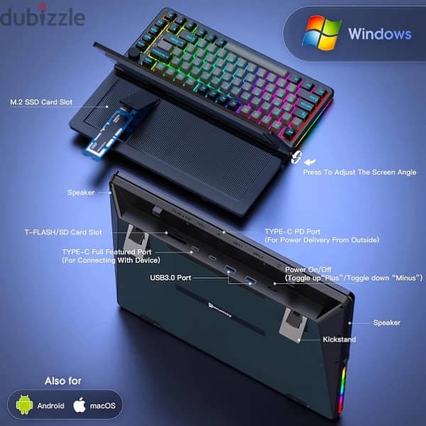 Kwumsy K3 Touch-Screen Mechanical Keyboard 5