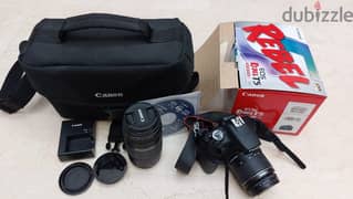 Canon EOS T5 Rebel with canon lens for sale, excellent condition 0