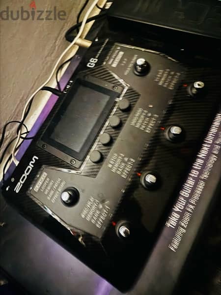zoom g6 guitar effect pedal processor 1